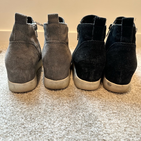 Size 9 Steve Madden Wedge Sneakers - Picture 2 of 9